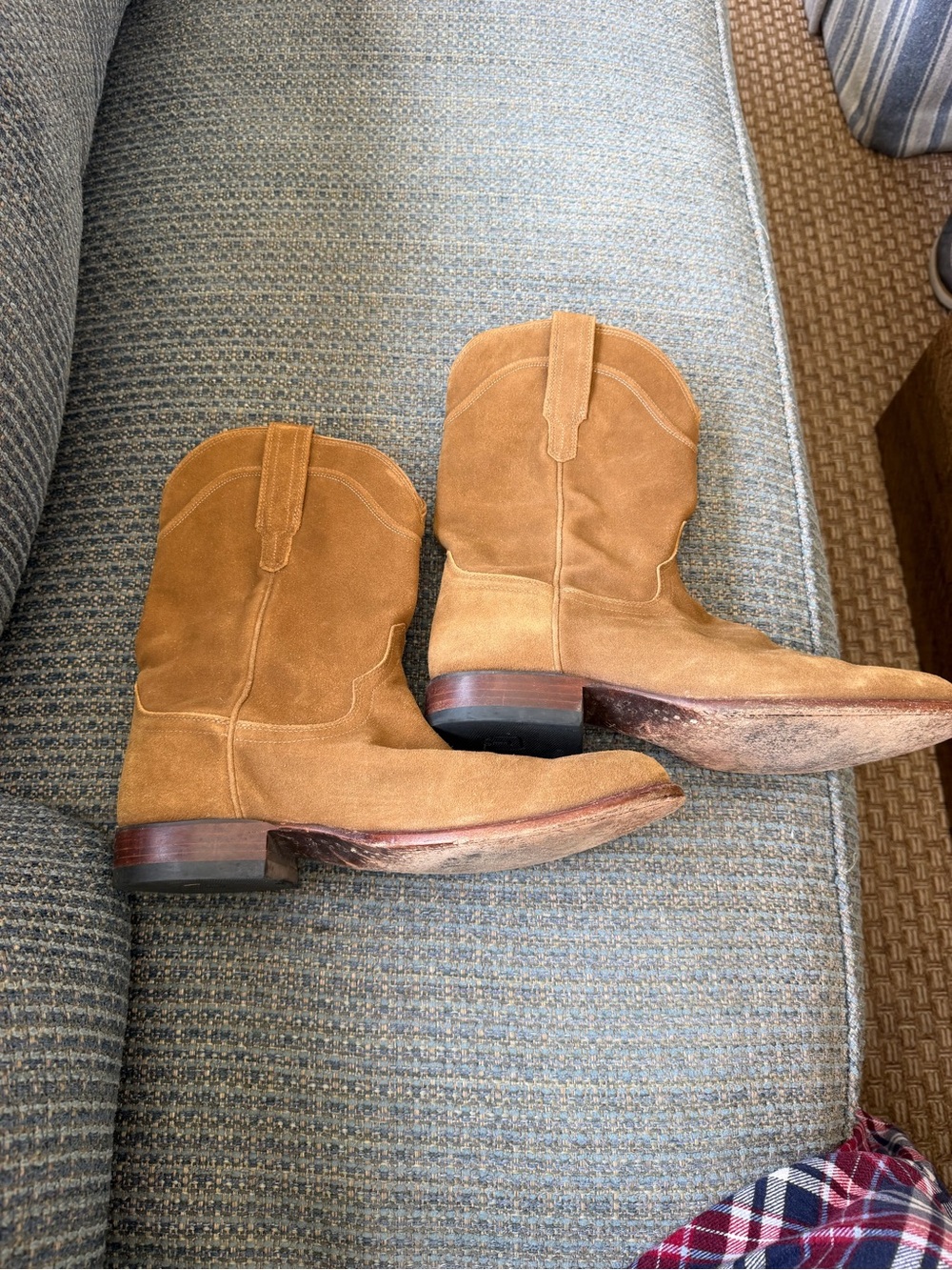 Tecovas Suede SHANE (style ) Cowboy Boots in Honey